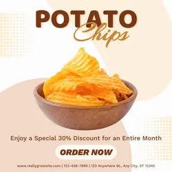 Potato Chips Product Promotions instagram post