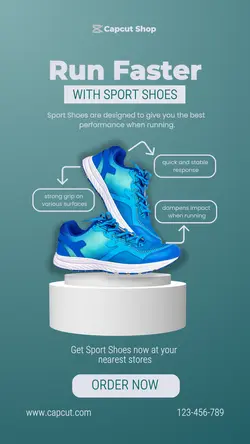 Shoes Sport Display Tiktok  