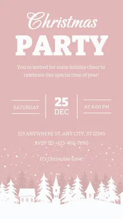 Christmas Party Instagram Story