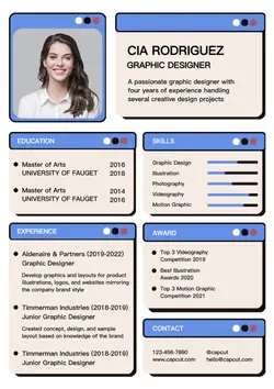Business Resume Graphic Designer
