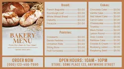 bakery menu twitter post
