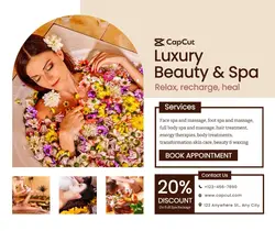 Beauty Care & Spa Promotion For Facebook Ads 