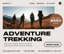 Business Travel Adventure Promotion Facebook Post