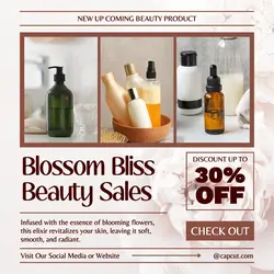 Beauty item Sales Instagram Post