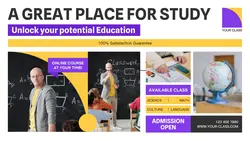 Education Class Promotion Twitter Post