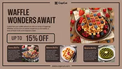 Waffle Menu Promotion Youtube Thumbnail