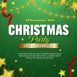 Christmas Party Invite - Instagram Post - Social Media