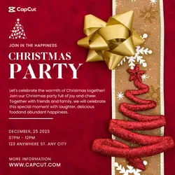 Christmas Invitations Card Instagram Post