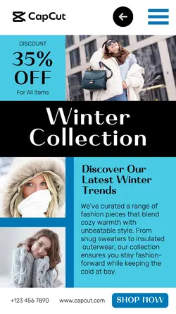 Winter Collection Promotion Instagram Story