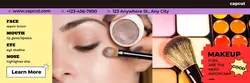 Beauty Make up Product display Retro