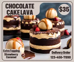 Food Chocolate Cake Lava Facebook