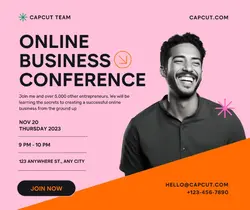 Business Online Conference Facebook Post