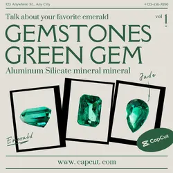 Jewelry Gemstones Product display Modern