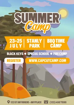 Summer Camp Poster 