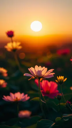 Wallpaper creative poster Flower