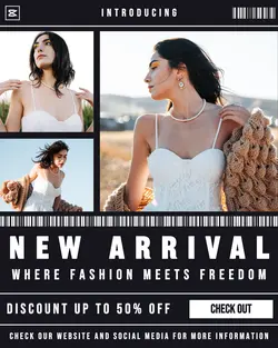 Fashion New Arrival Promotion Instagram Portrait 