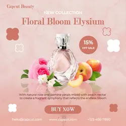 Beauty Floral Bloom Perfume Promotion IG Post