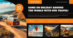 Travel Promotion Facebook App Ad