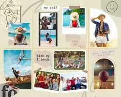 Non-marketing Photo Collage Scrapbooking