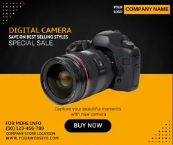 Simple Camera Brand Poster