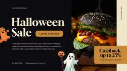 Halloween Sale Twitter Post