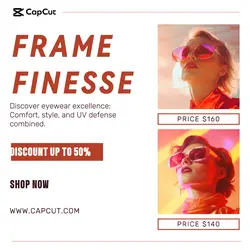 Glasses Promotion Instagram Post