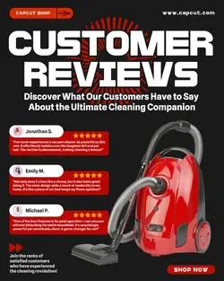 Electronics Vacuum Cleaner Display Instagram Customer Reviews