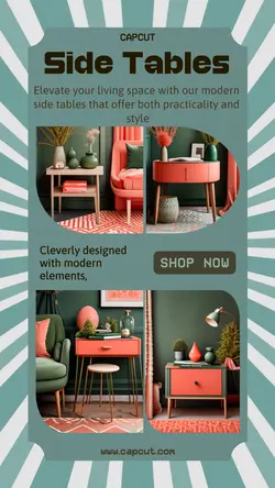 Furniture Tables Product Display Instagram Story