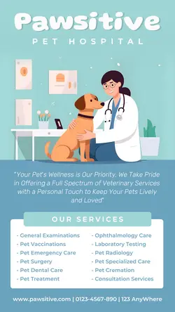 Pet Hospital Services Tiktok Post