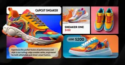 Fashion Industry Sneakers One Facebook Ads Post