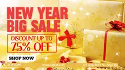 New Year Big Sale Facebook Cover