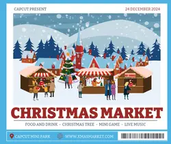 CHRISTMAS MARKET WHITE