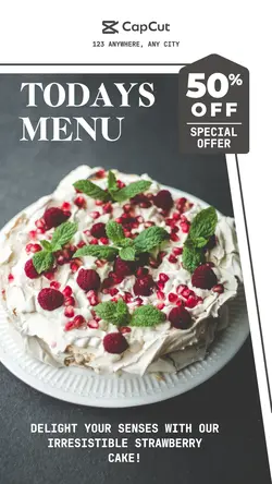 Elegant Menu Instagram Story