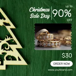 Green Modern Christmas Sale