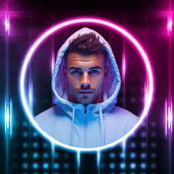 Non-marketing Instagram Profile Photo Neon