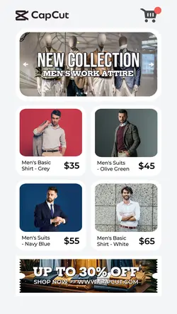 6 Multi-product Image Men's Clothes New Product