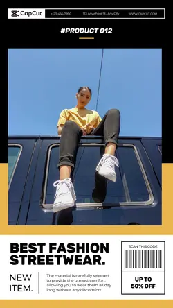 Streetwear Fashion Display Promotion