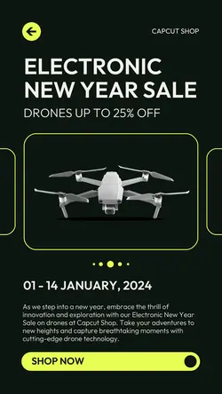 Electronics Drone Sale Instagram Story