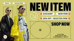 Modern Style Fashion Promotion Twitter Post