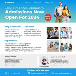 Other school Admission Promotions Instagram Post