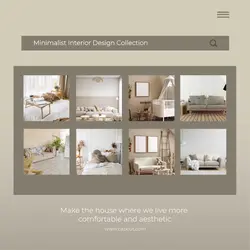 Beige and brown minimalist moodboard Interior Inst