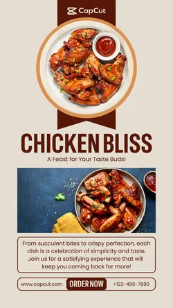 Food Chicken Bliss Promotion Instagram Story