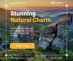 Stunning Natural Charm Promotion Facebook Post