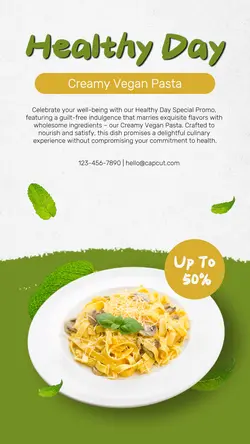 Vegan Food Promotion Instagram Story