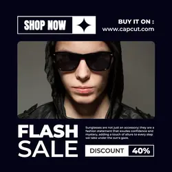 Sunglasses Fashion Promotion Instagram Post