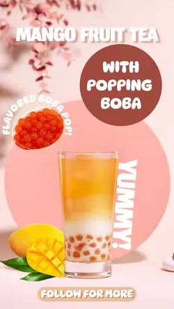 Mango Fruit Tea App Intro
