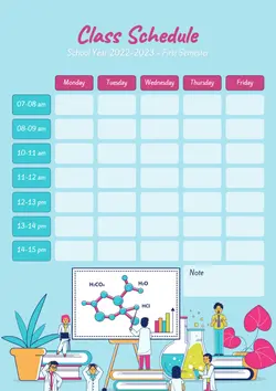 Non-marketing Class Schedule 