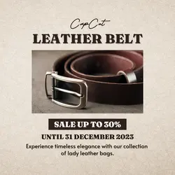 Fashion Belt Promotion Instagram Post