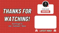 Non-Marketing YouTube End Screen Simple