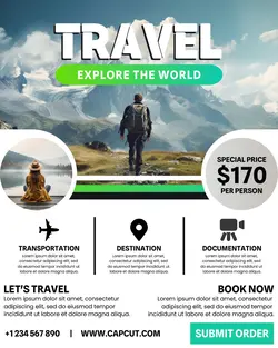 Travel Package Promotion Instagram Post